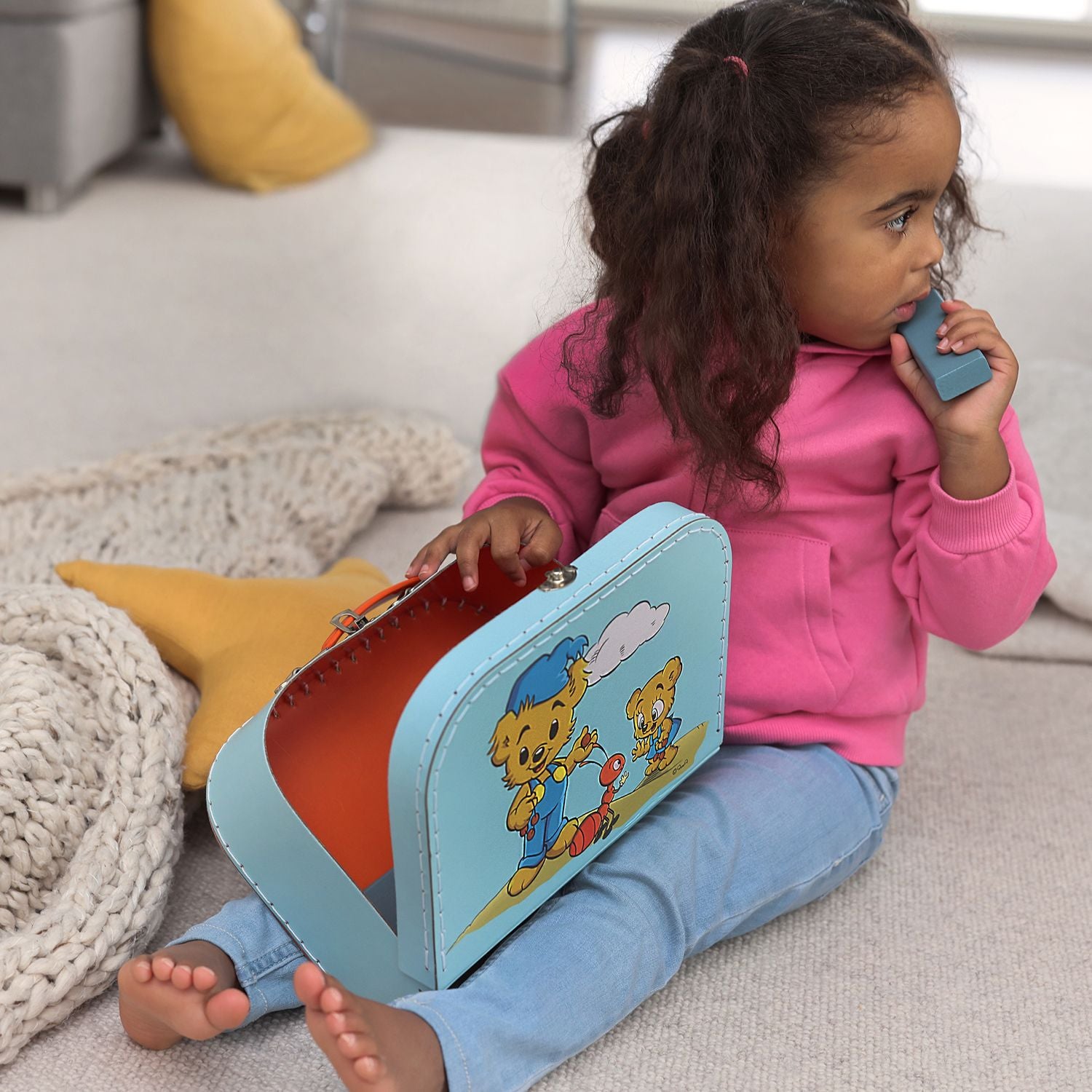 Bamse Cardboard bag Turquoise