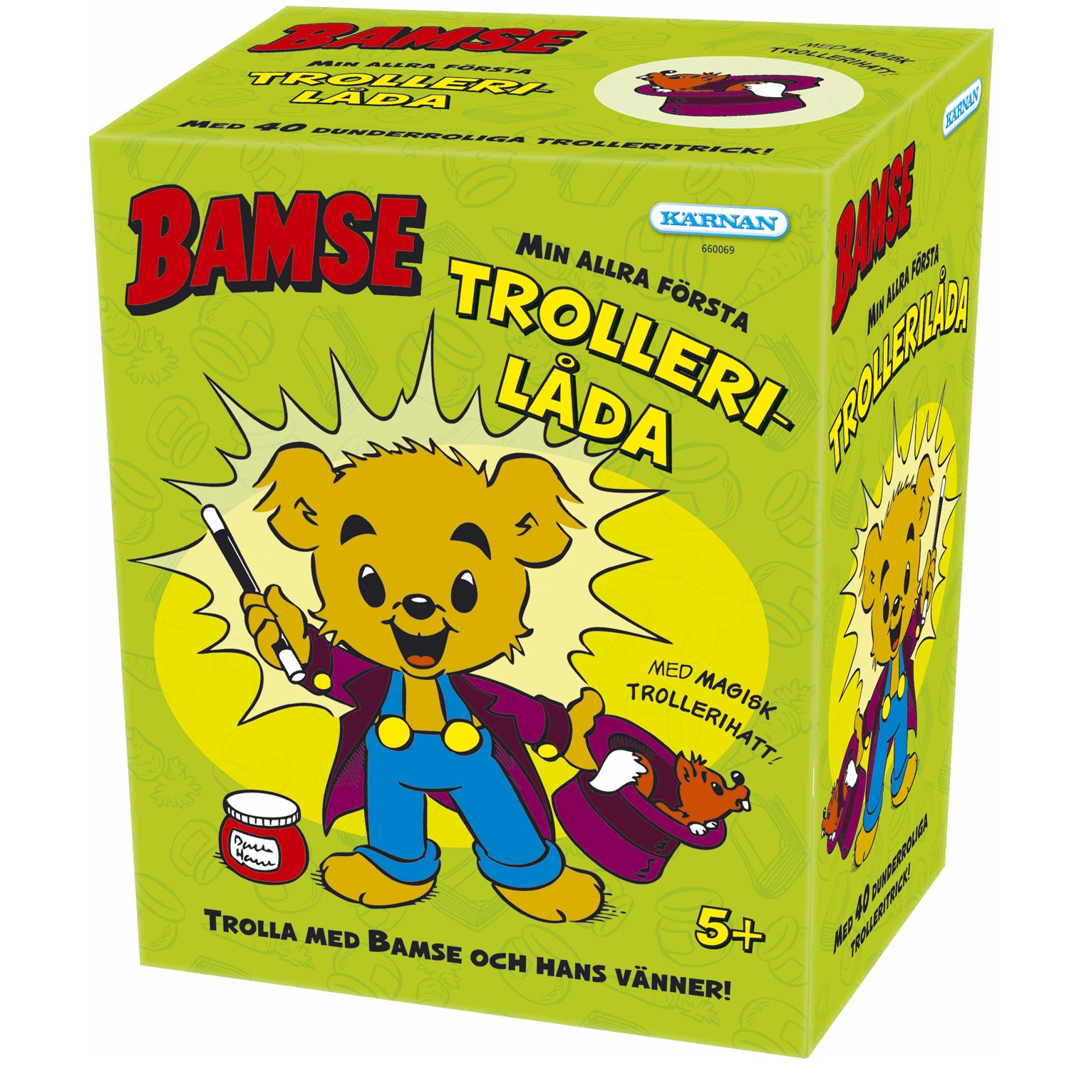 Bamse's Magic box with hat