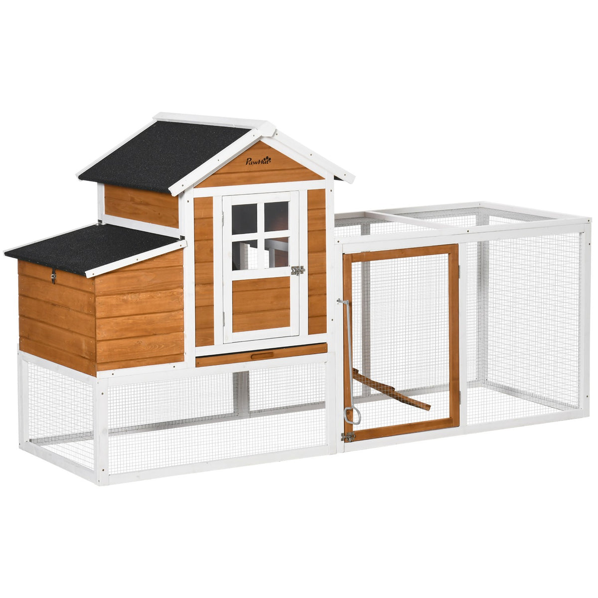 Bantam Chicken Coop Bantam House With Nesting Box Ramp Bantam Aviary With Run Asphalt Roof 2 Levels Xxl Winterproof Fir Wood Steel