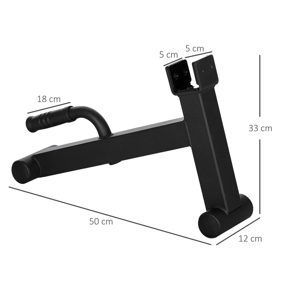 Barbell Jack Deadlift Jack with non-slip grip deadlift barbell jack 50 x 12 x 33 cm black