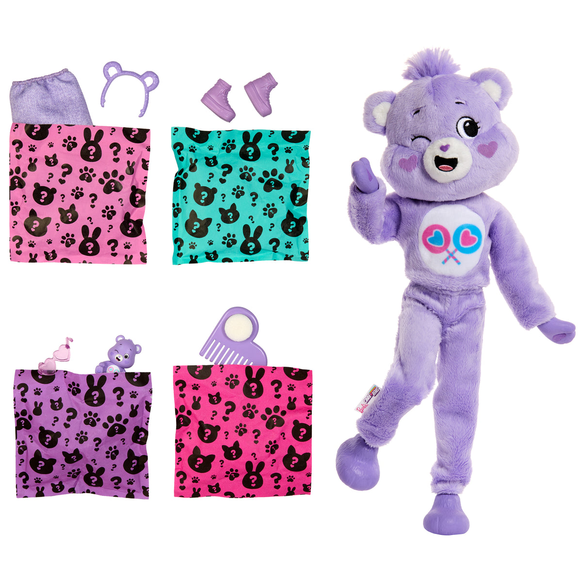 Barbie Cutie Reveal Care Bears Purple
