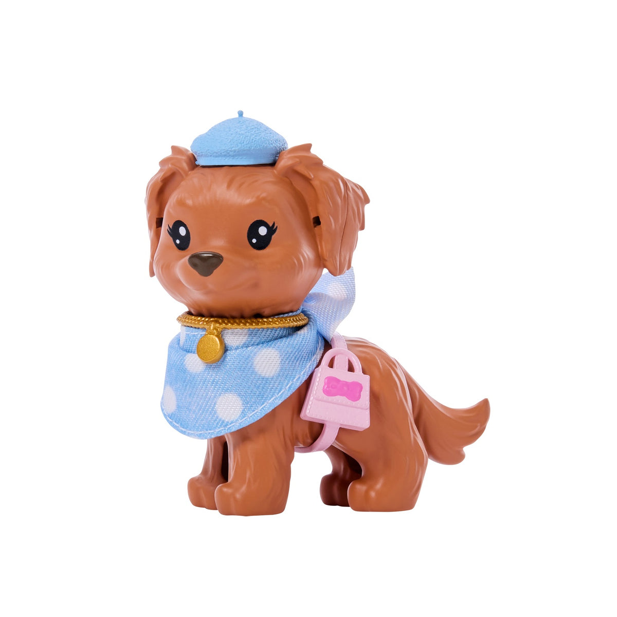 Barbie Doll & Dog Set, Matching Polka Dot Outfits