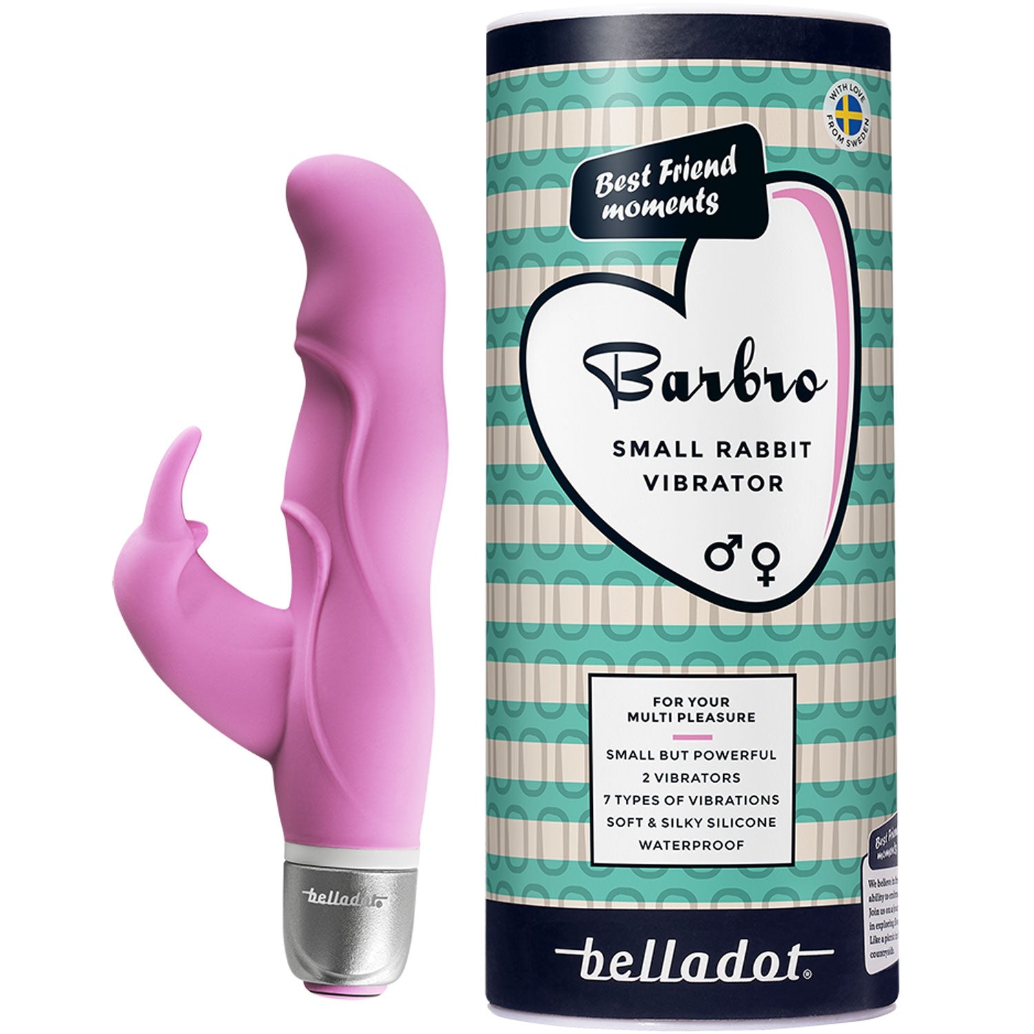 Barbro small rabbit vibrator pink