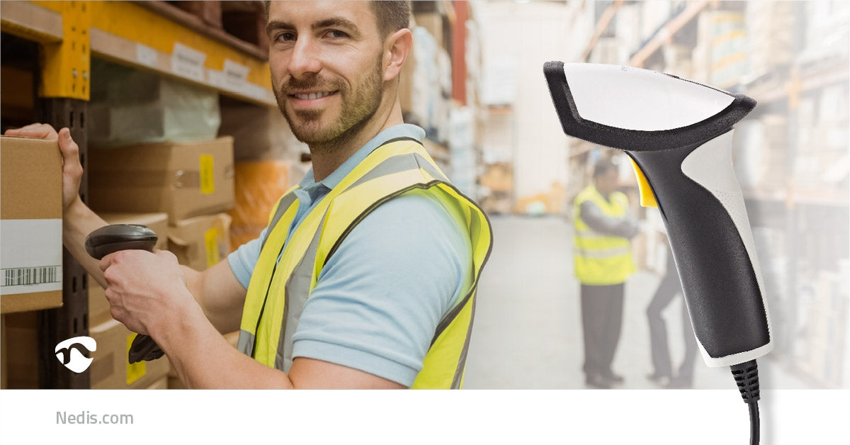 Barcode Scanner | Laser | USB | 1D Linear | USB Powered | USB 2.0