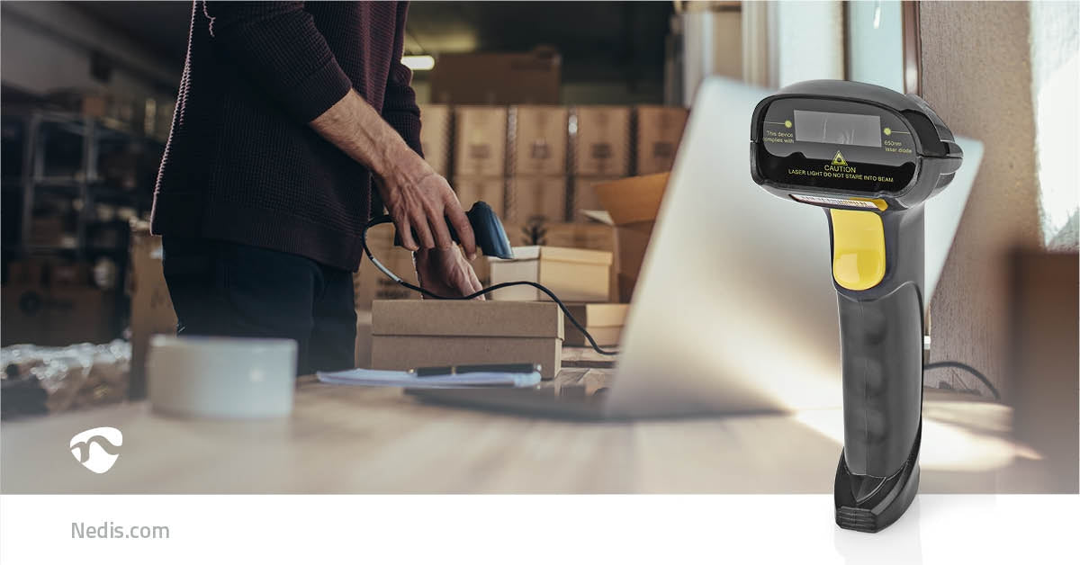 Barcode Scanner | Laser | Wire bound | 1D linear | USB Power | USB 2.0