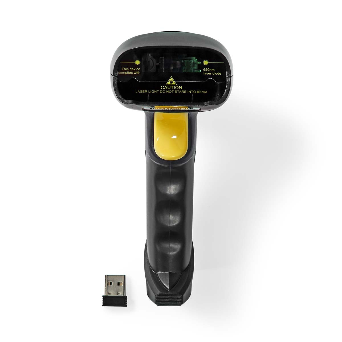 Barcode Scanner | Laser | Wireless | 1D linear | Battery powered / USB power | USB dongle