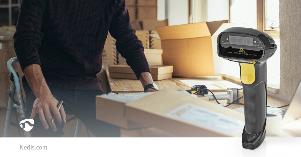 Barcode Scanner | Laser | Wireless | 1D linear | Battery powered / USB power | USB dongle