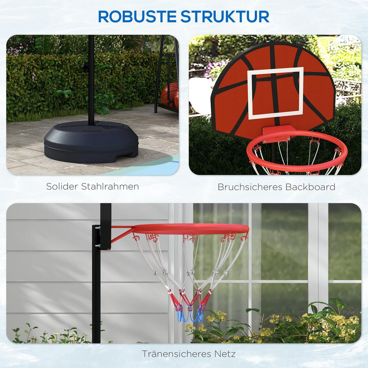 Basketball Hoop Stand Height-Adjustable Basketball Stand Magnetic Dartboard 129-179Cm