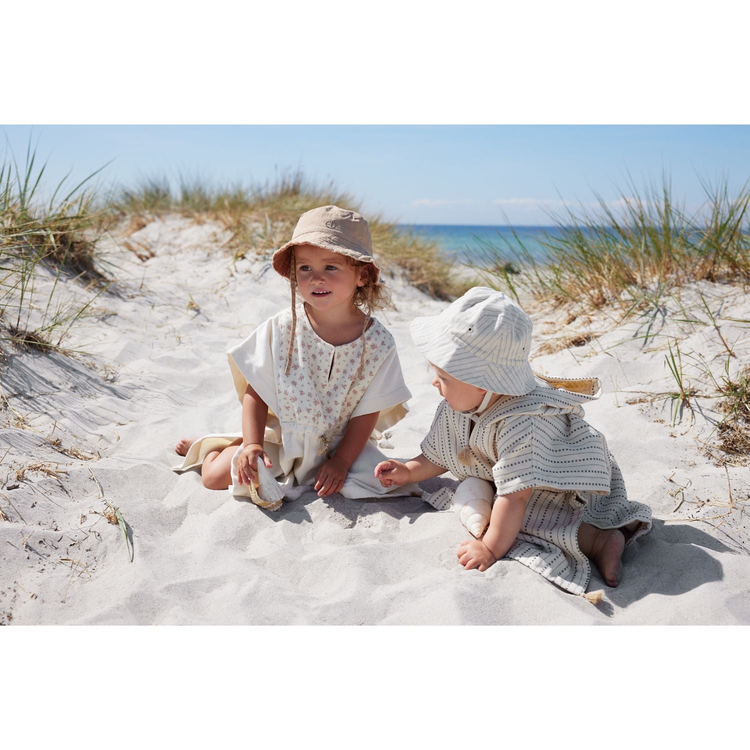 Bath Poncho, Pinstripe