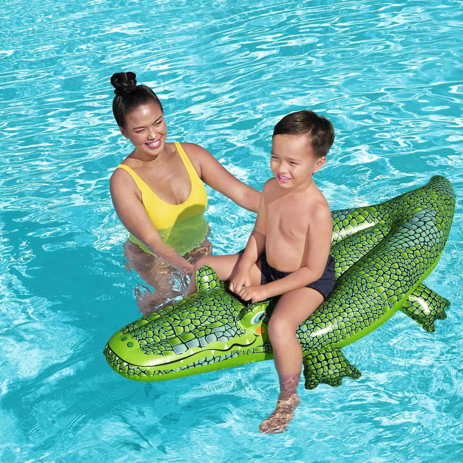 Bath mattress Buddy Crocodile Ride-On 1.52m x 71cm