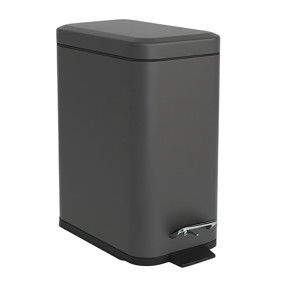 Bathroom Bin, 5L Soft Close, Foot Pedal