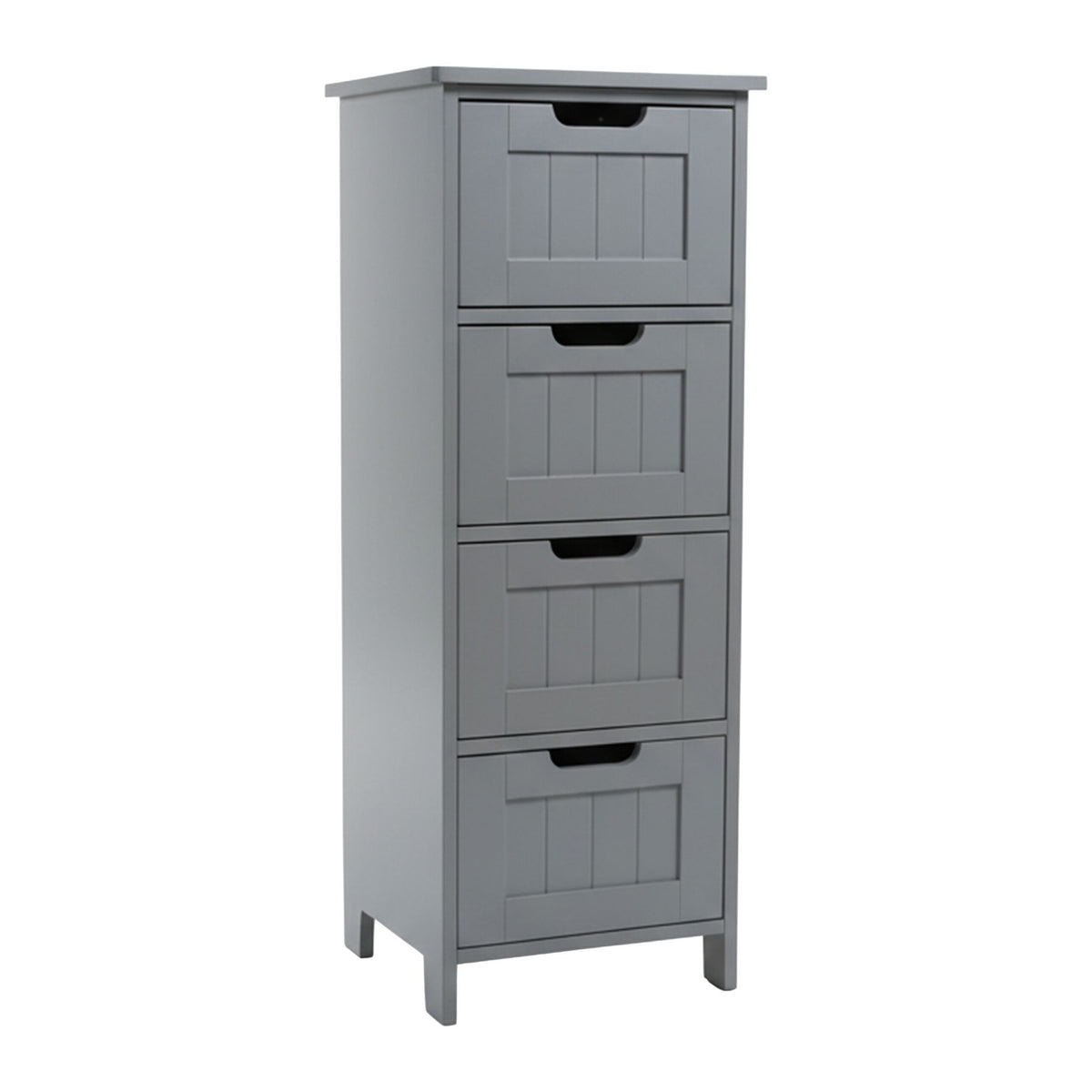 Bathroom Storage Cabinet, 4 Drawers, Space-Saving Design