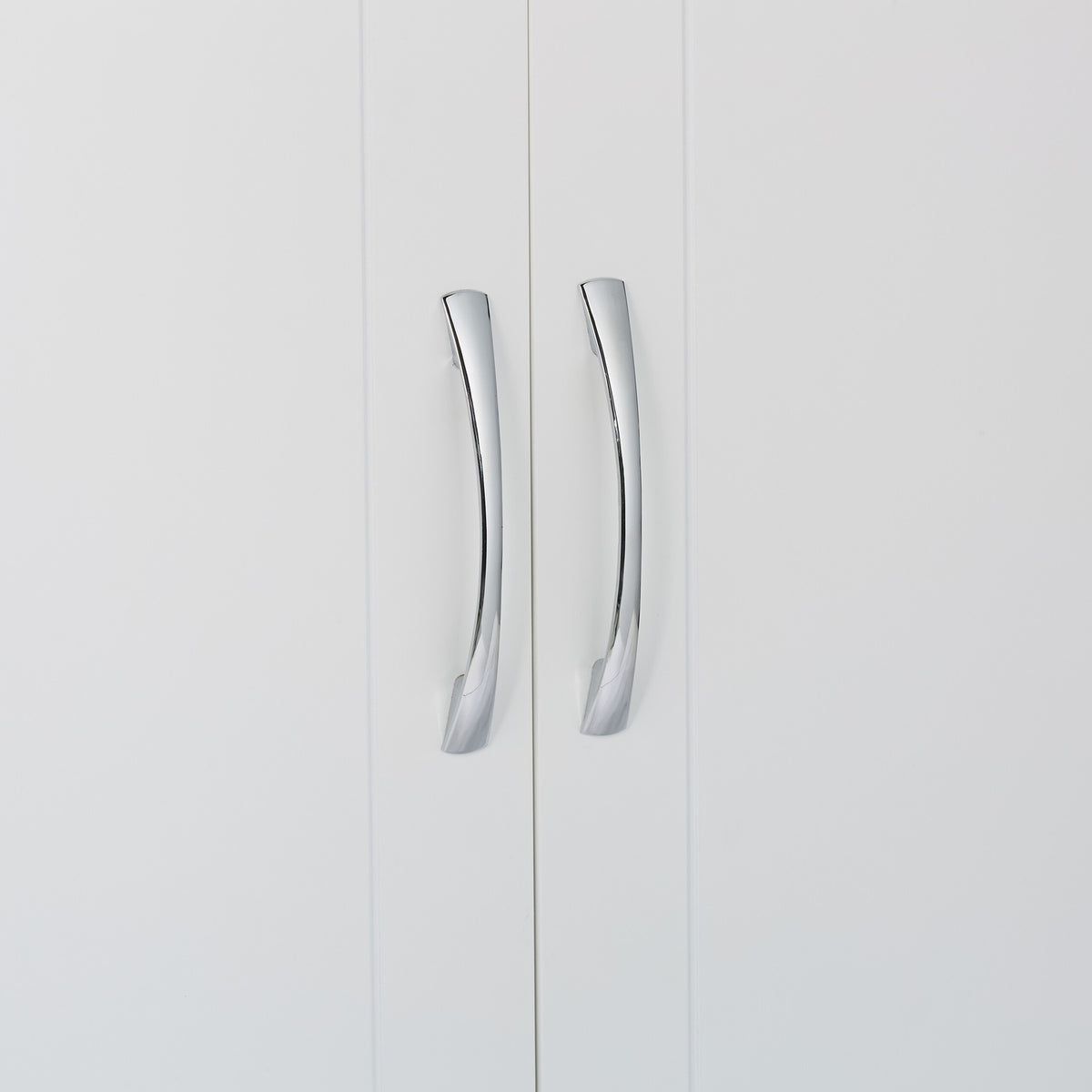 Bathroom Wall Cabinet, 2 Doors, 3 Compartments
