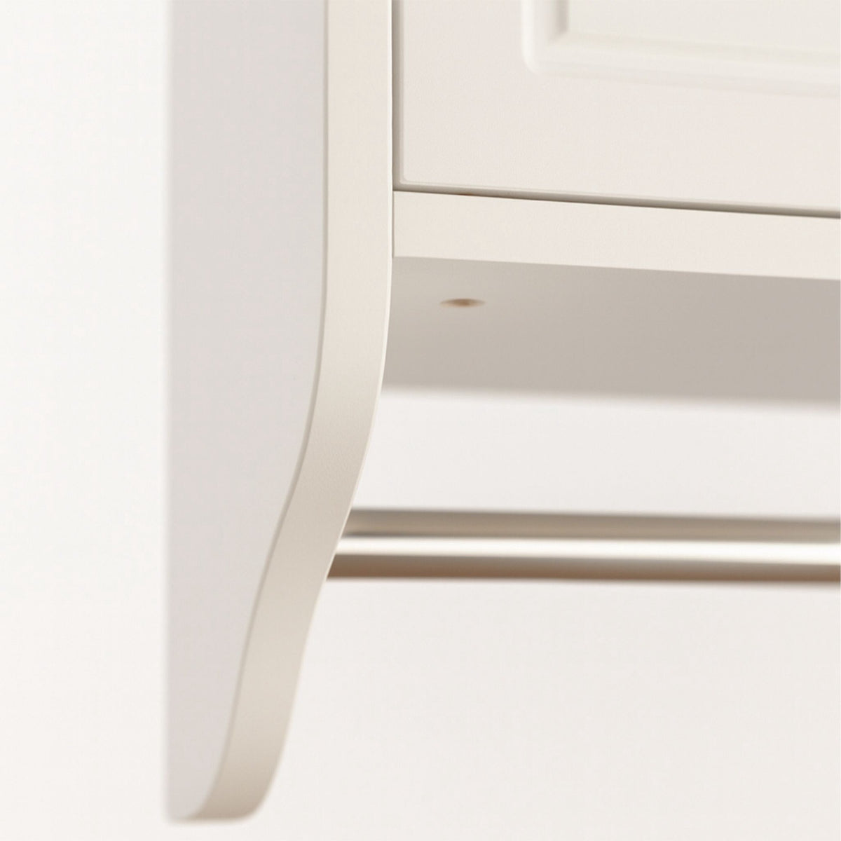Bathroom Wall Cabinet with Adjustable Shelf and Towel Rail