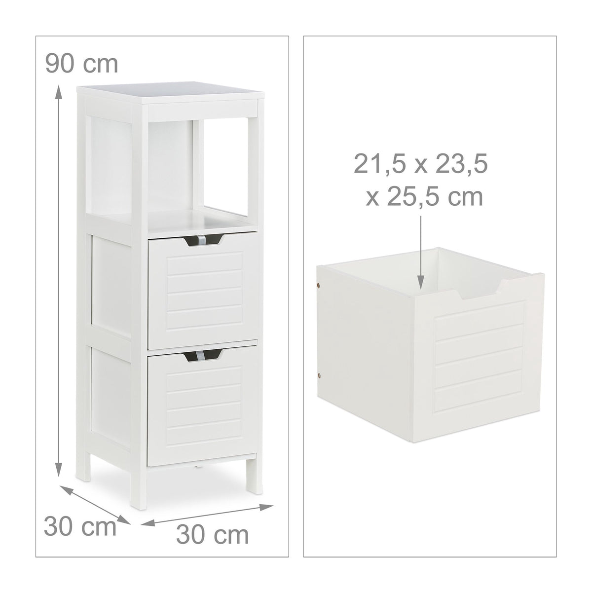 Bathroom cabinet white
