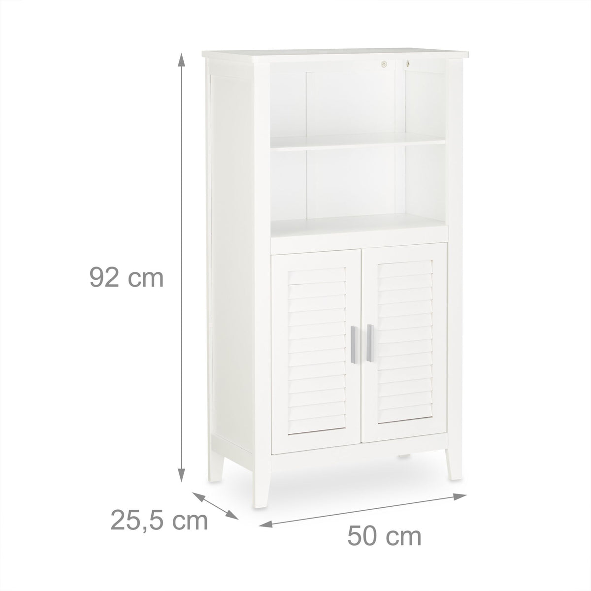 Bathroom cabinet white LAMELL