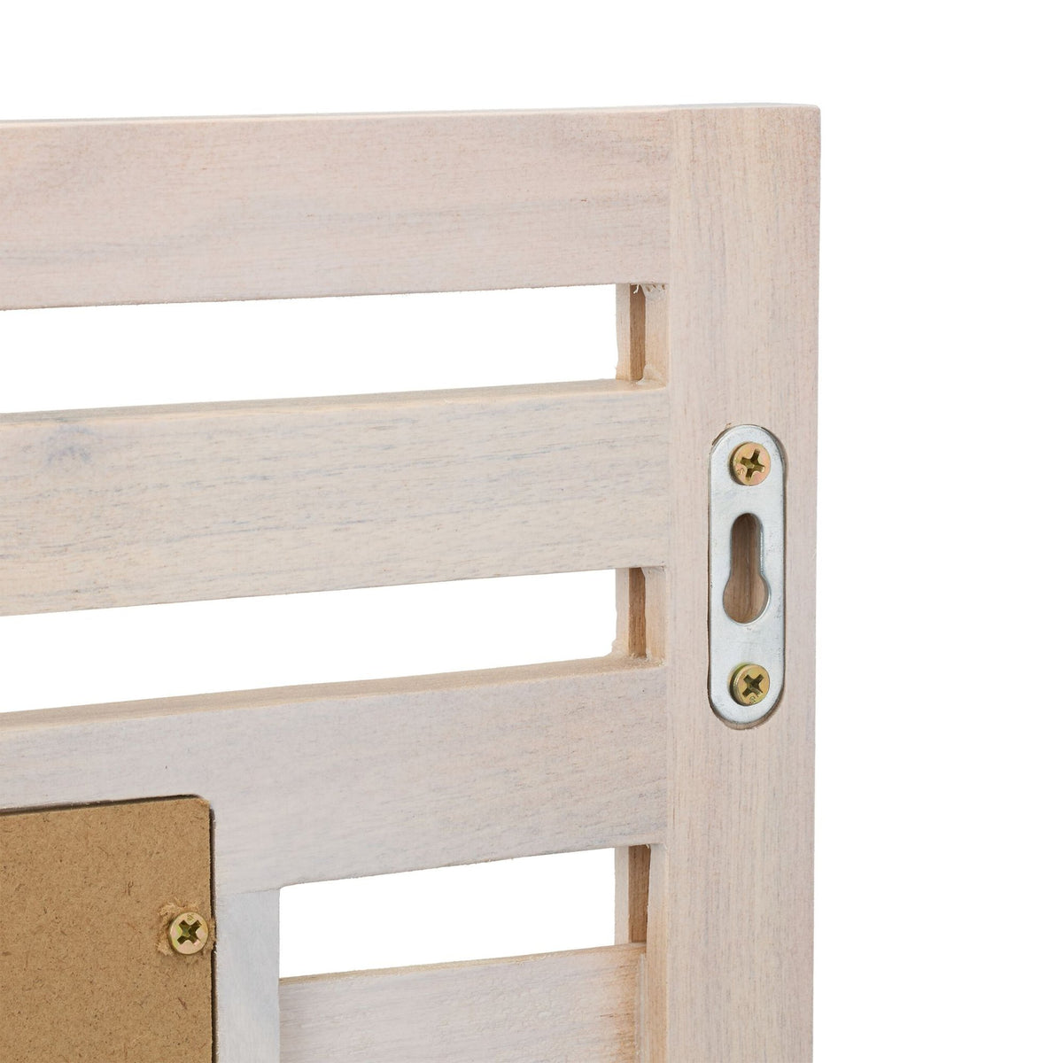 Bathroom mirror with shelf in white vintage