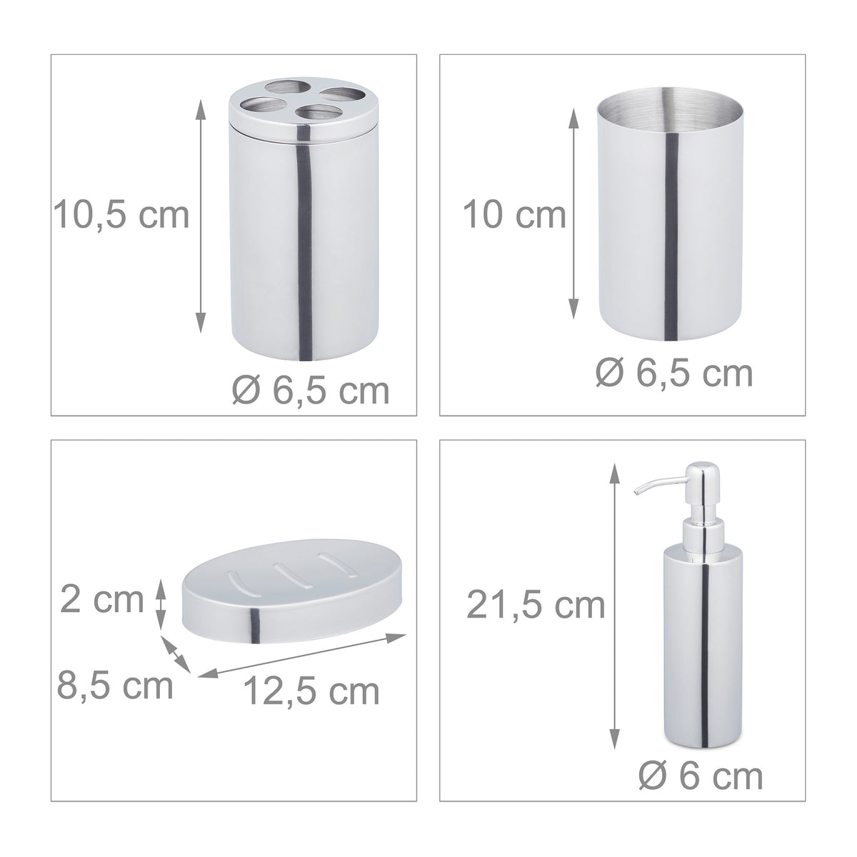 Bathroom set 4 parts