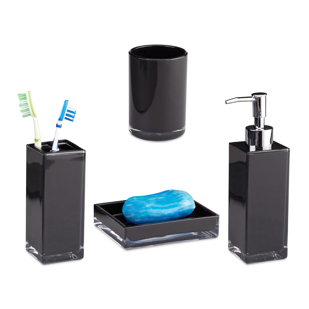 Bathroom set with 4 parts