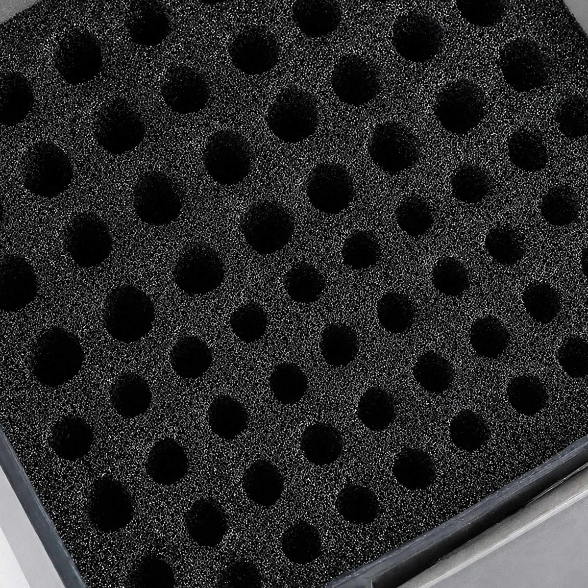 Battery Storage Box for 72 AA & AAA Batteries, Grey