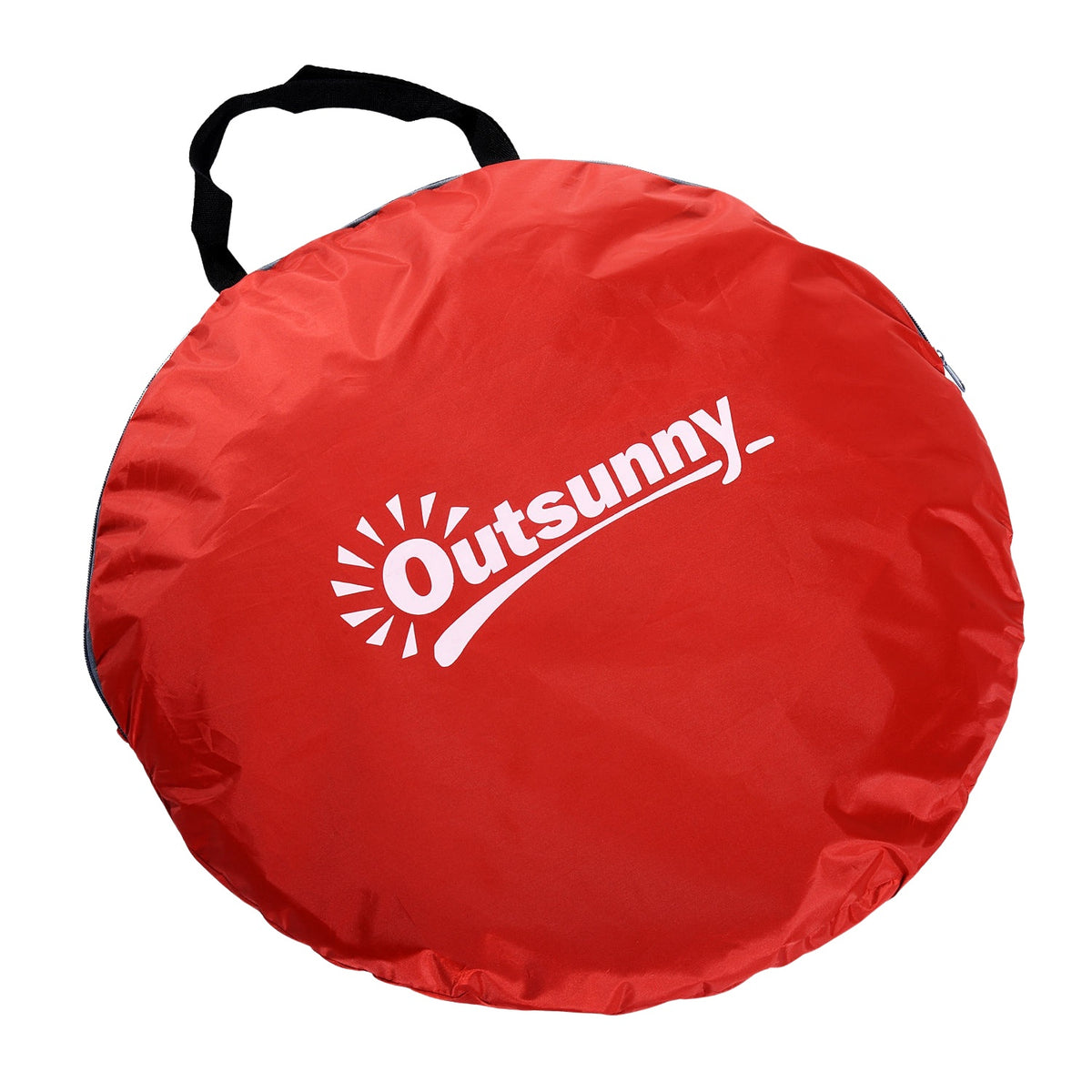 Beach Shelter Quick Assembly Beach Tent Pop Up Tent, Automatic, Polyester, Red, 200X150X119Cm