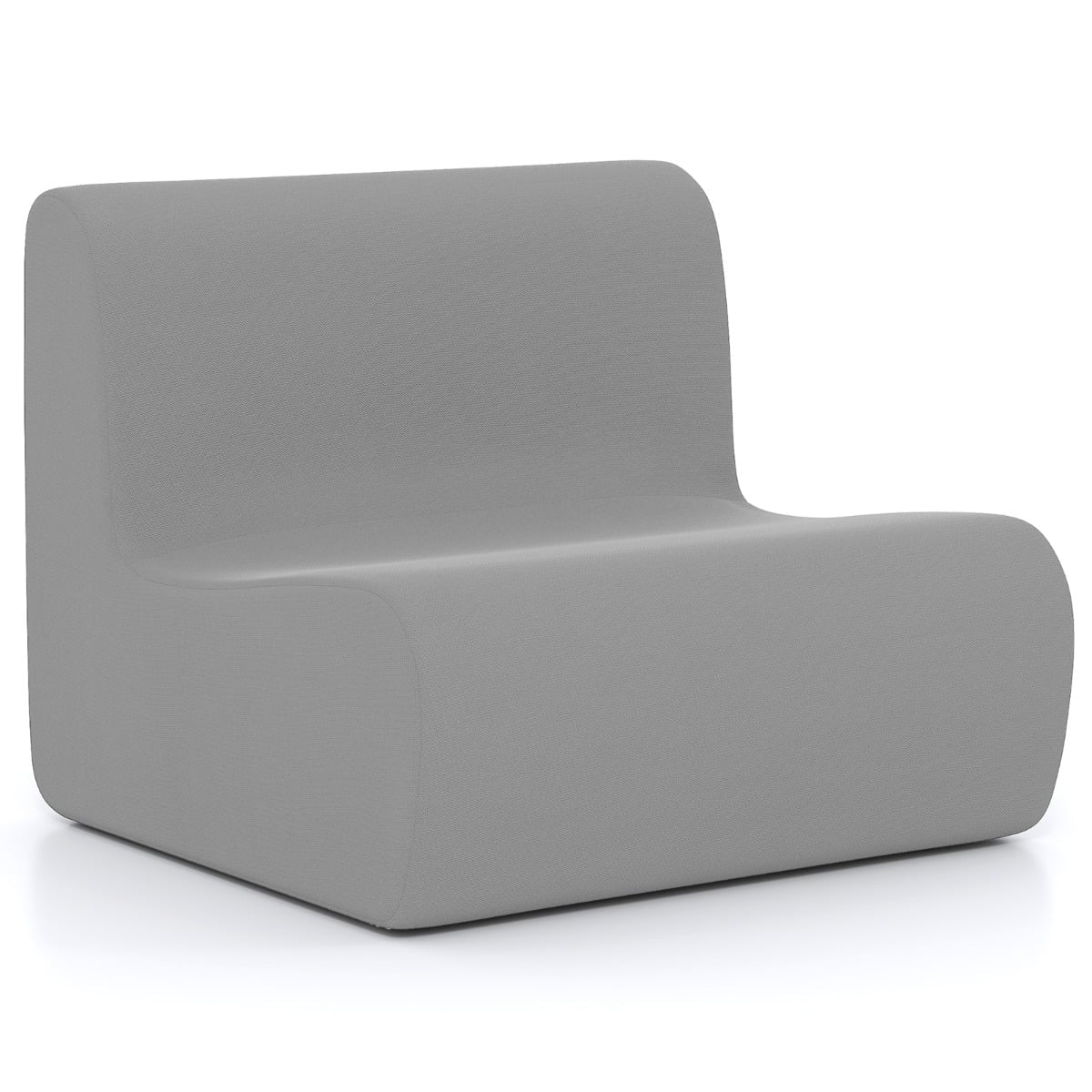 Bean Bag Chair with Soft Velvet & Ergonomic Support, Gray