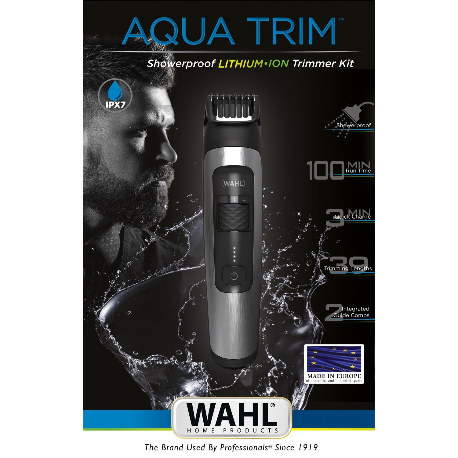 Beard trimmer Aqua Trim Lithium Ion IPX7 class