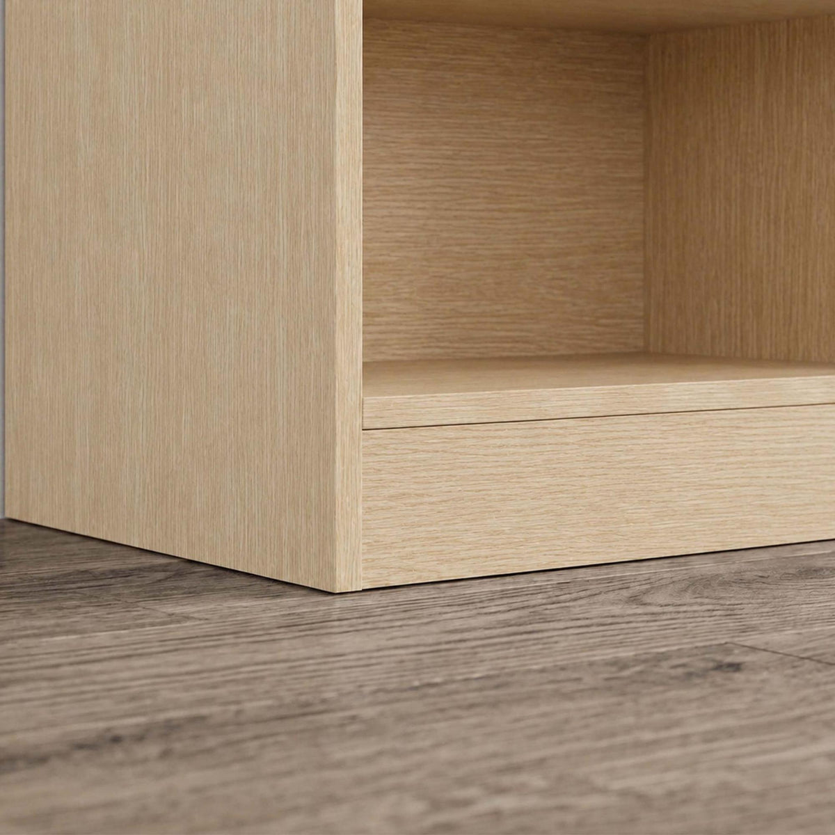 Bedside Table with Drawer, MDF, 41 x 39 x 28 cm