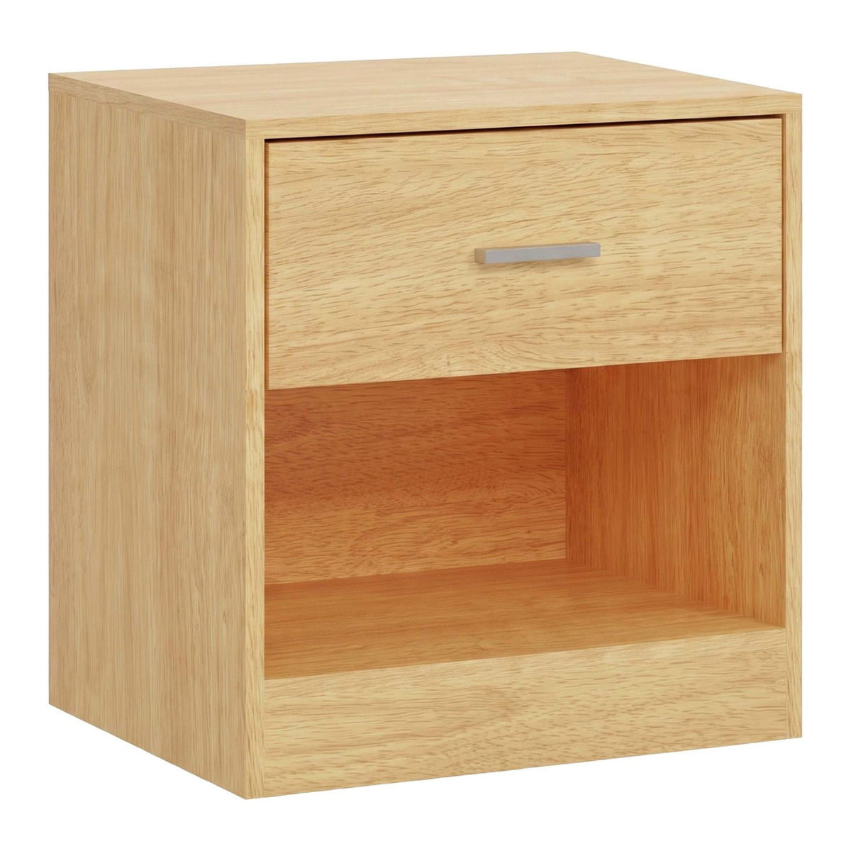 Bedside Table with Drawer, MDF, 41x39x28 cm