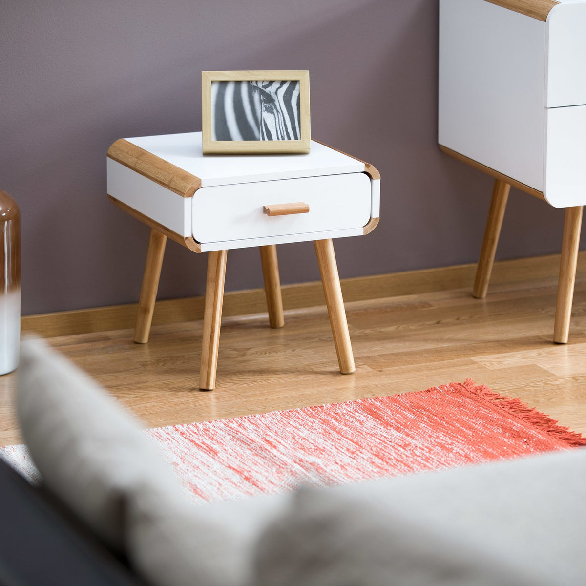 Bedside table with drawer