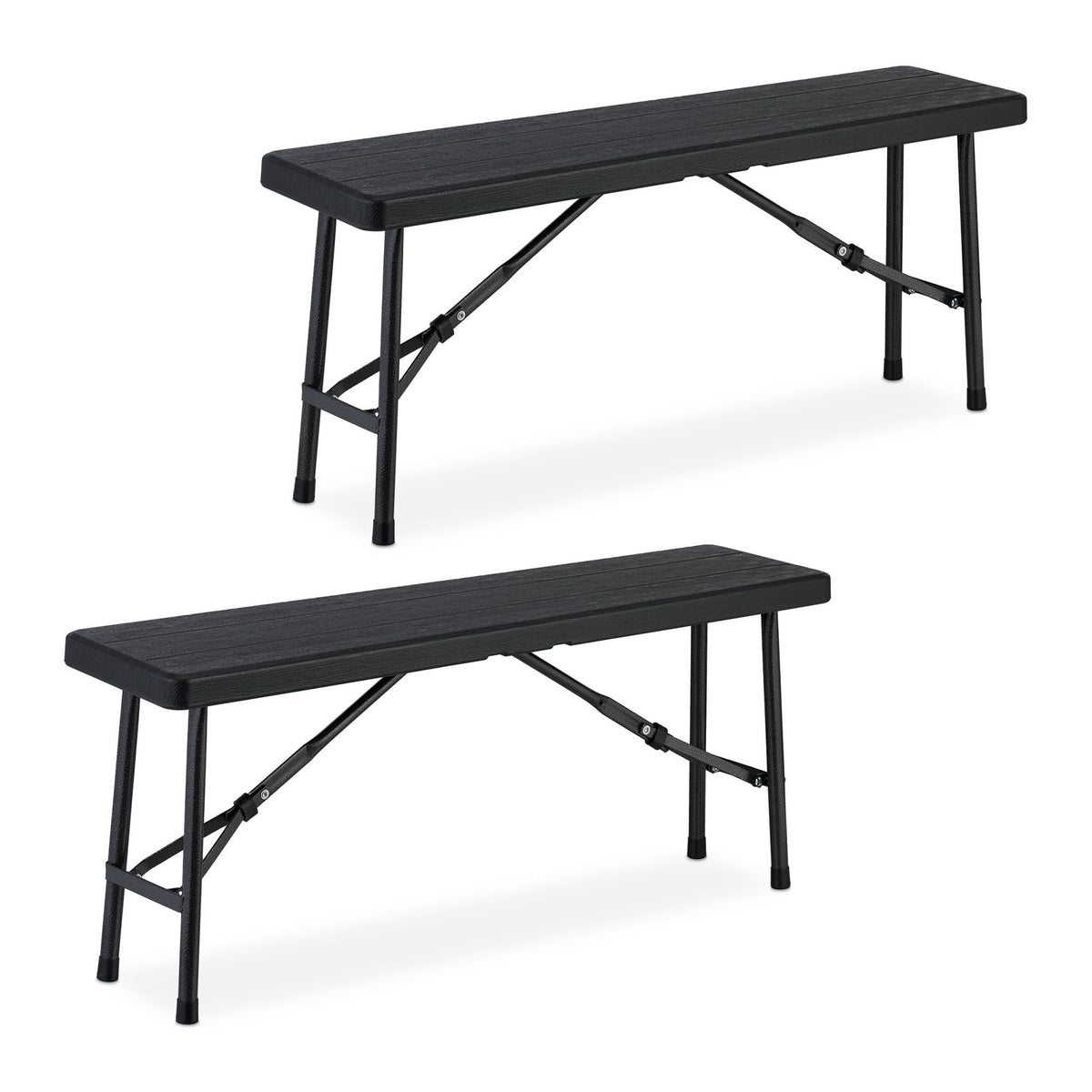 Beer bench set of 2 wooden look