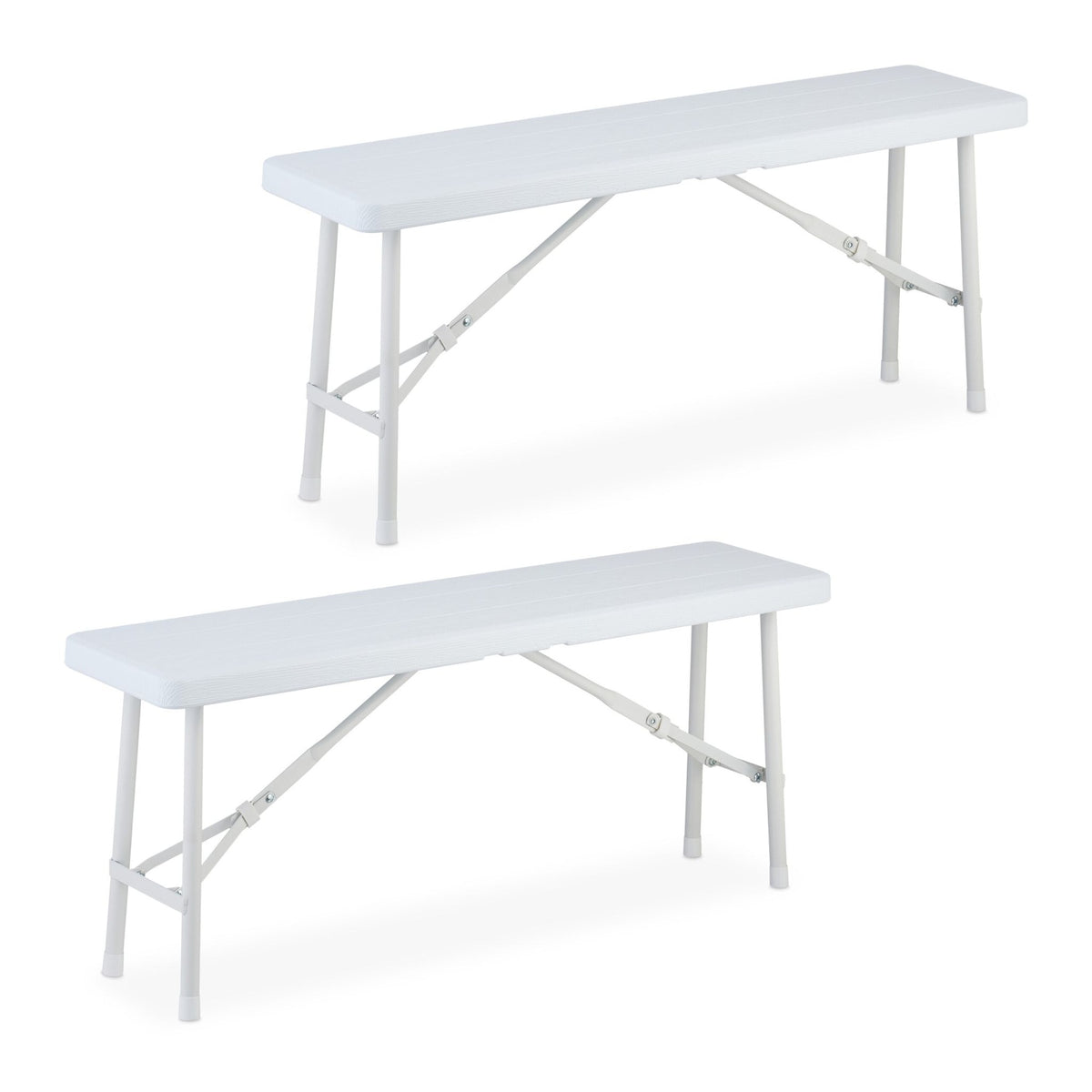 Beer bench set of 2 wooden look