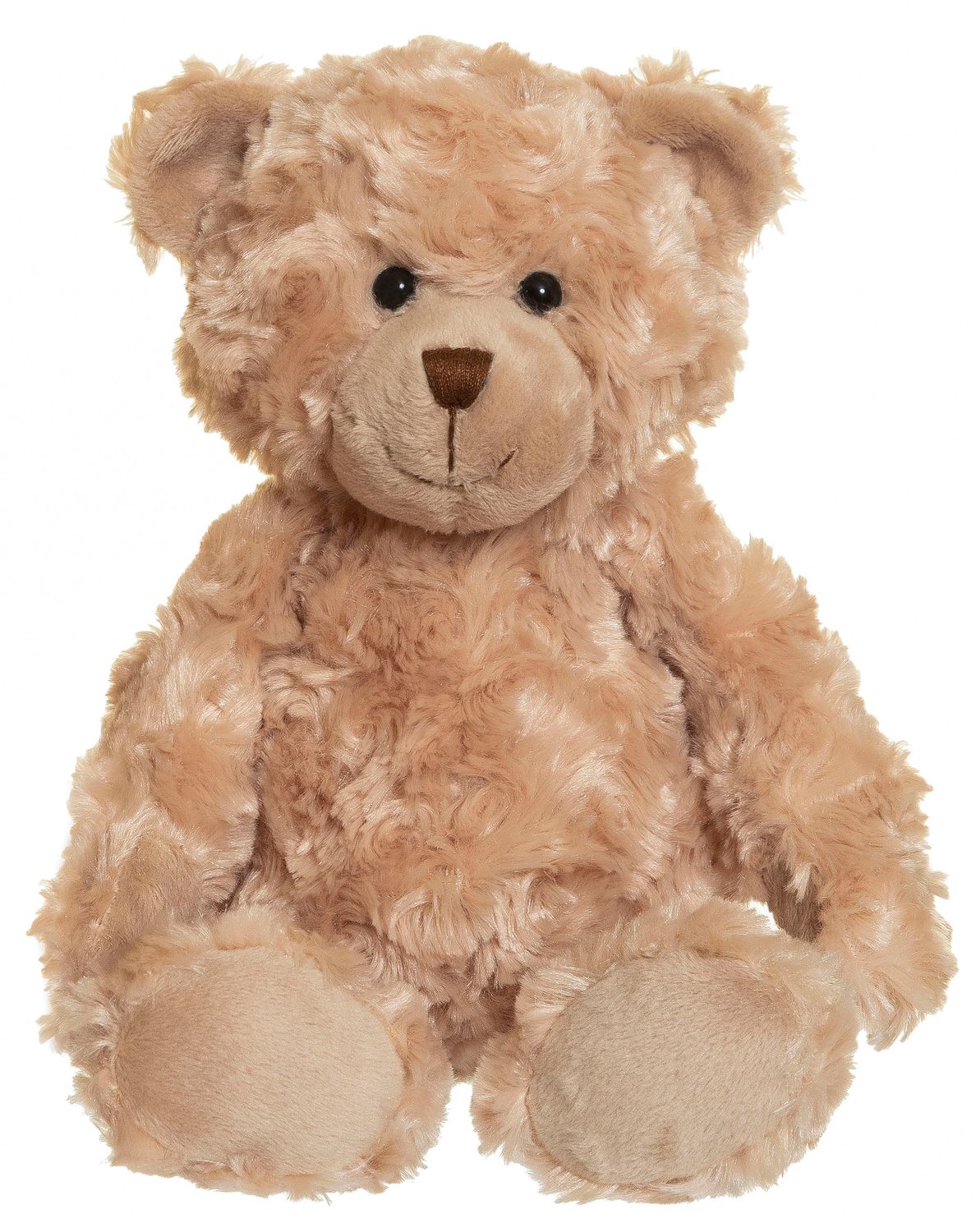 Beige Plush Teddy Bear, 30 cm, Machine Washable