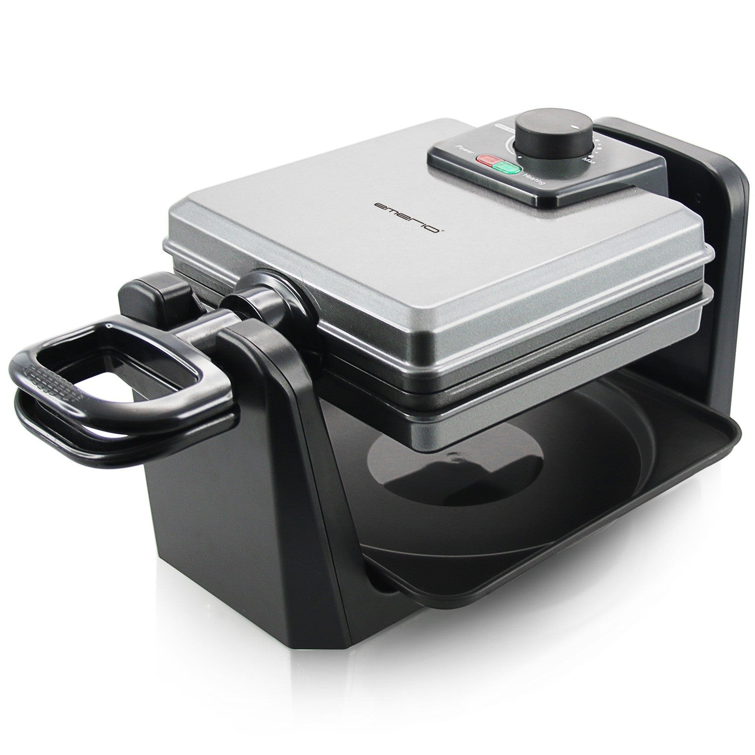 Belgian waffles, rotatable iron