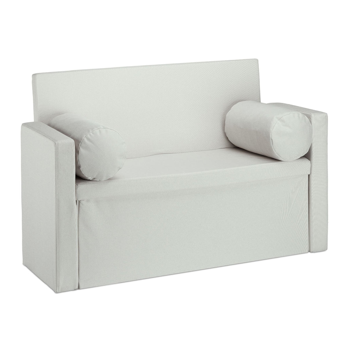 Bench backrest with cushion
