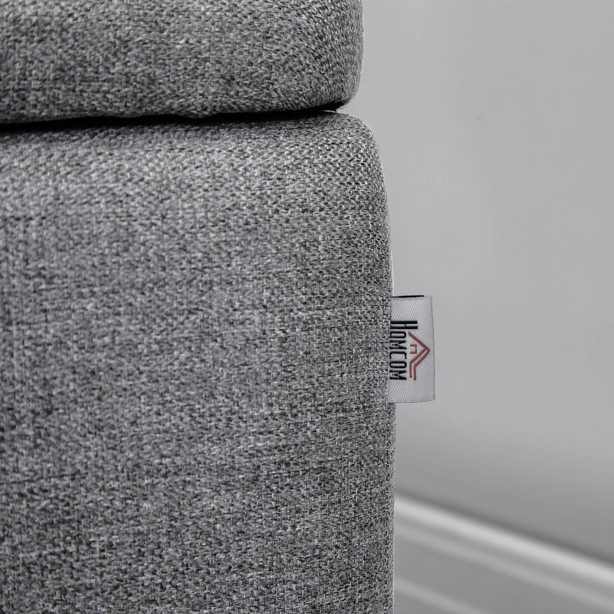 Bench, can hold up to 150 kg, upholstered bench with storage space, bed bench with steel legs for living room, hallway, bedroom, 101x38.5x44.5cm