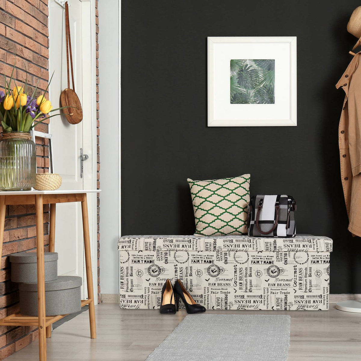 Bench in coffee design