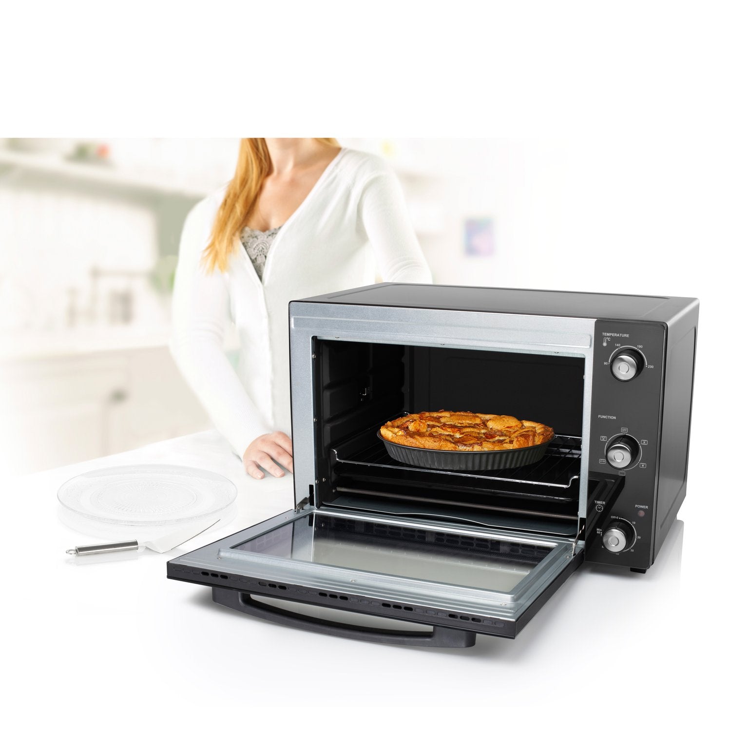 Bench oven Convection Oven DeLuxe 45l 1800w