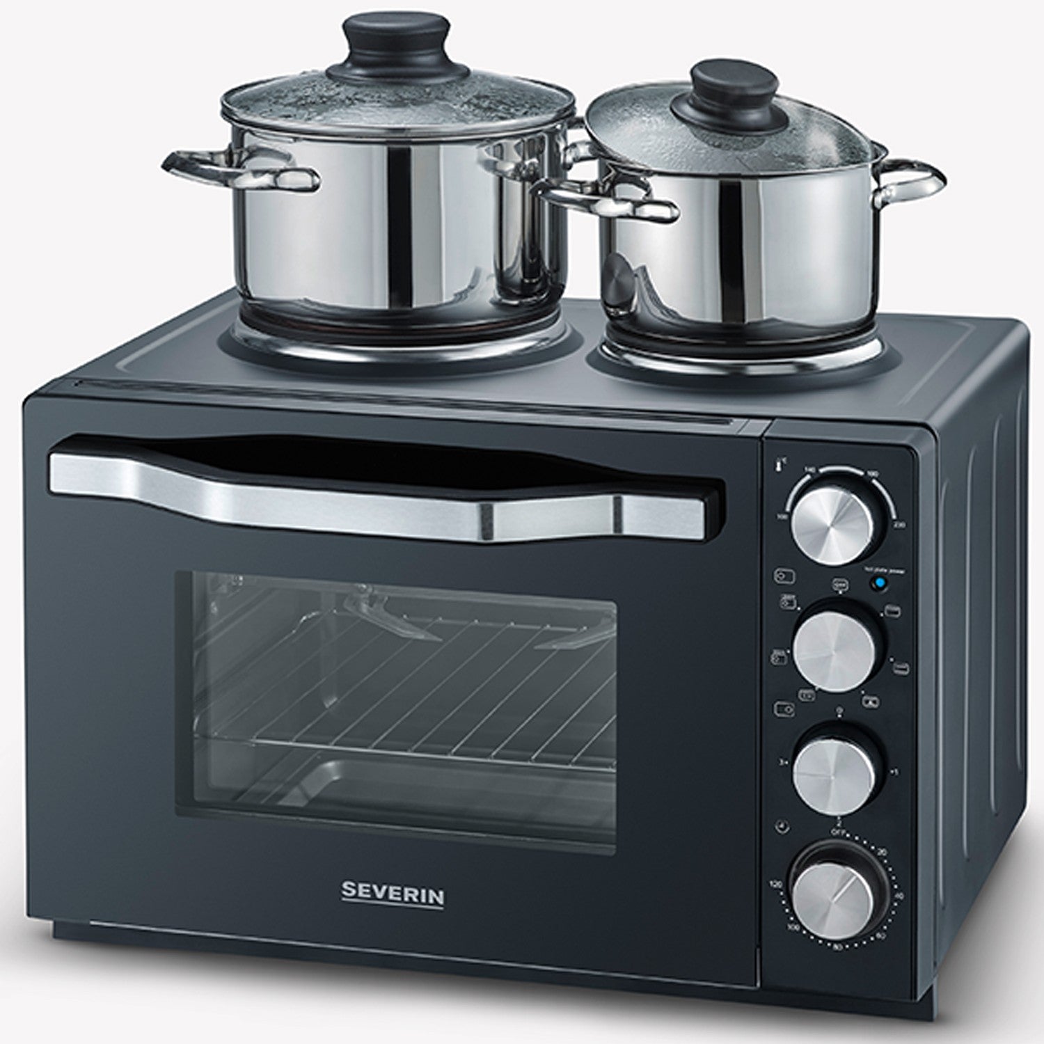 Bench stove with 2 plates 30l 2500W TO2074