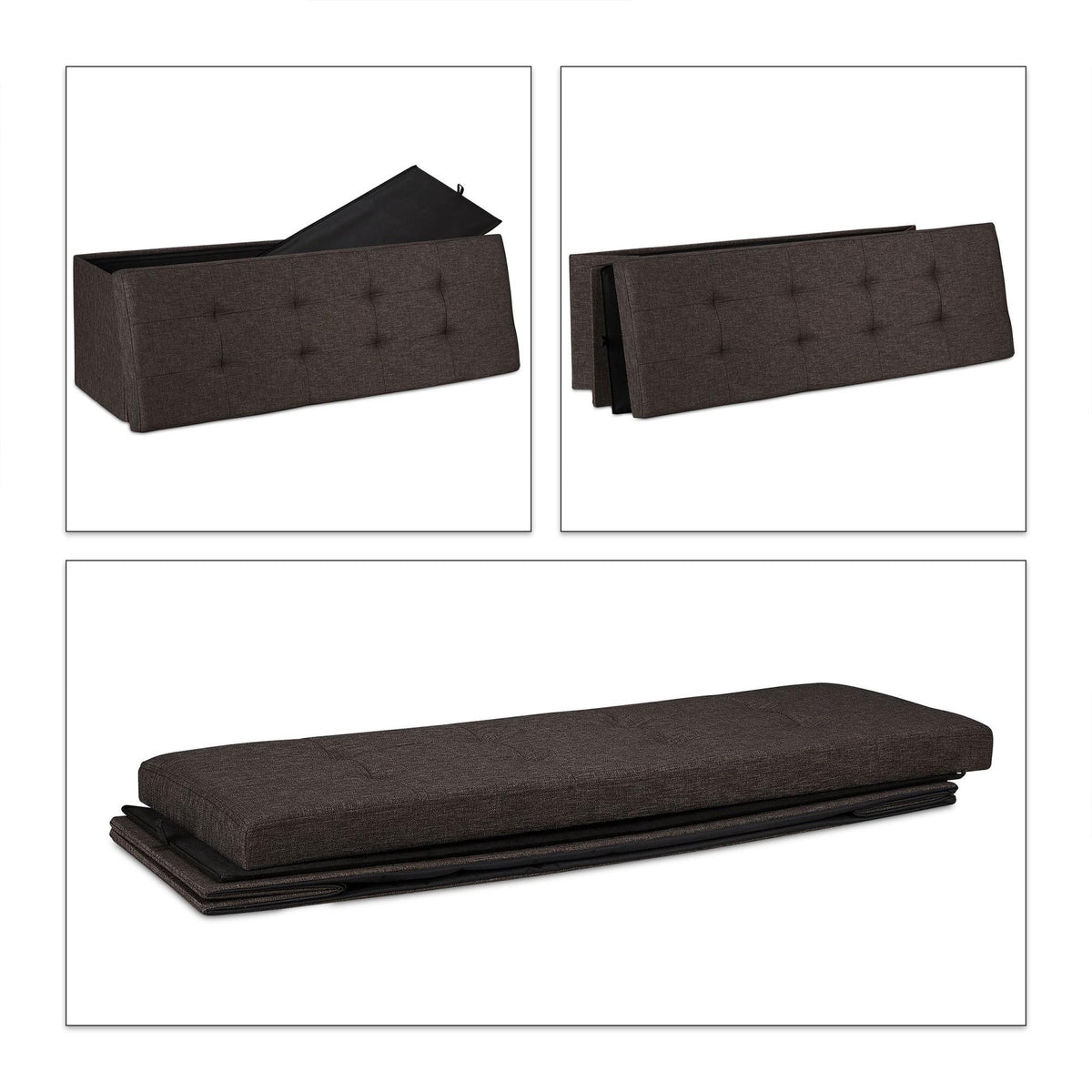 Bench with partition grid
