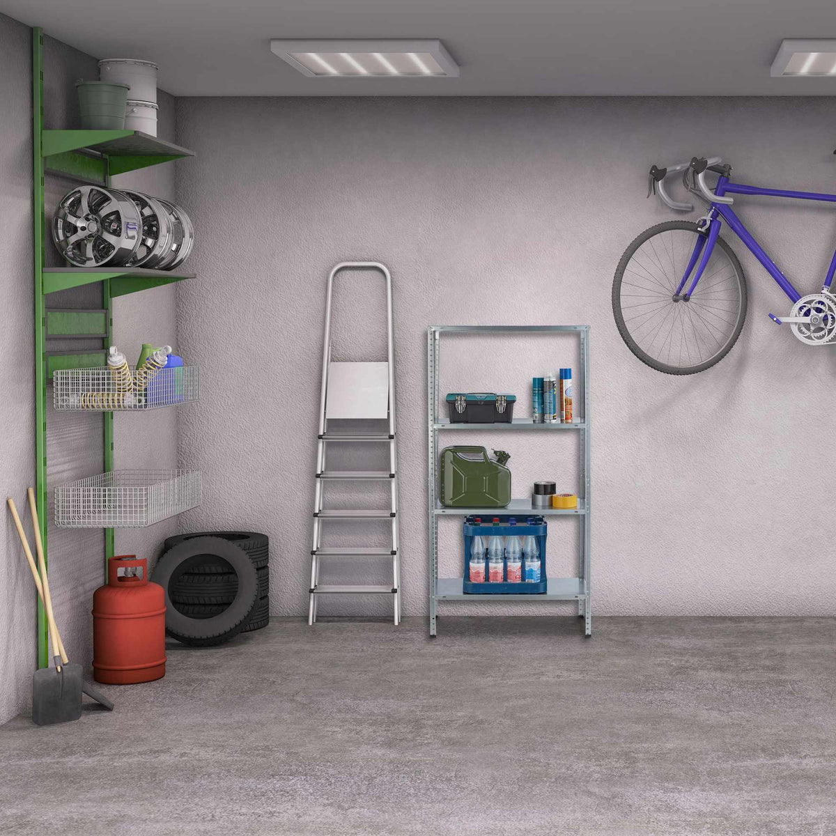 Bench with storage space
