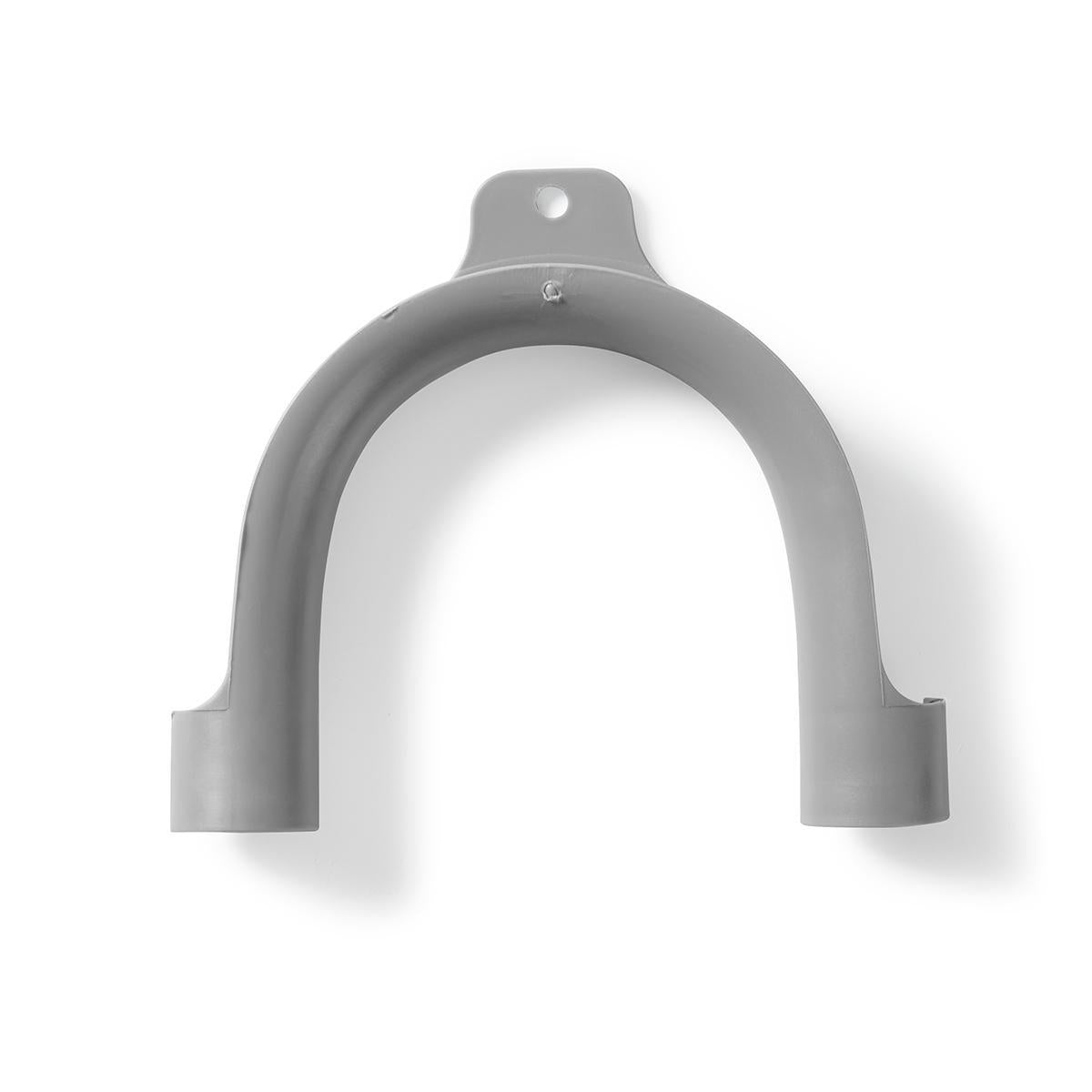 Bend holder outlet hose Grey