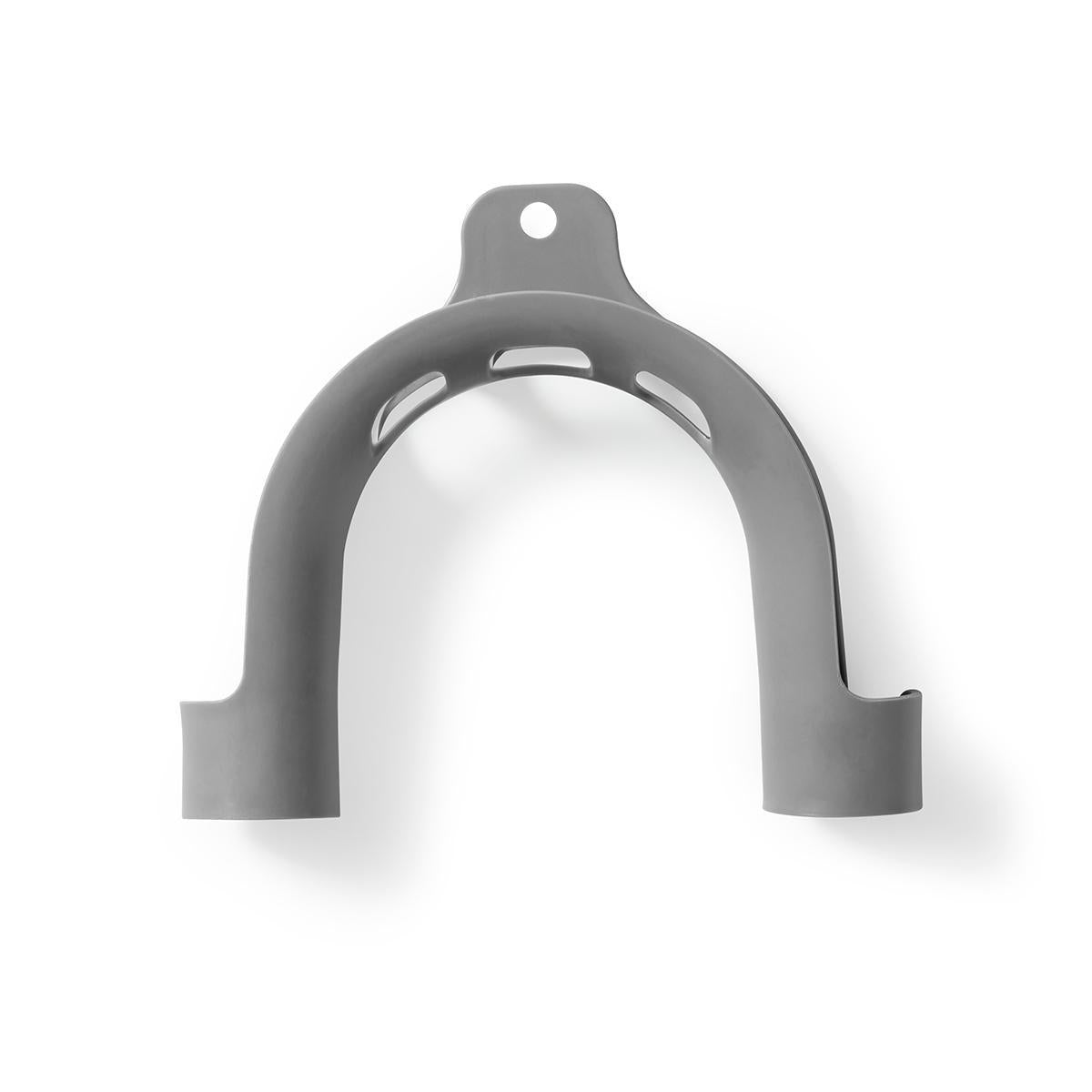 Bend holder outlet hose Grey