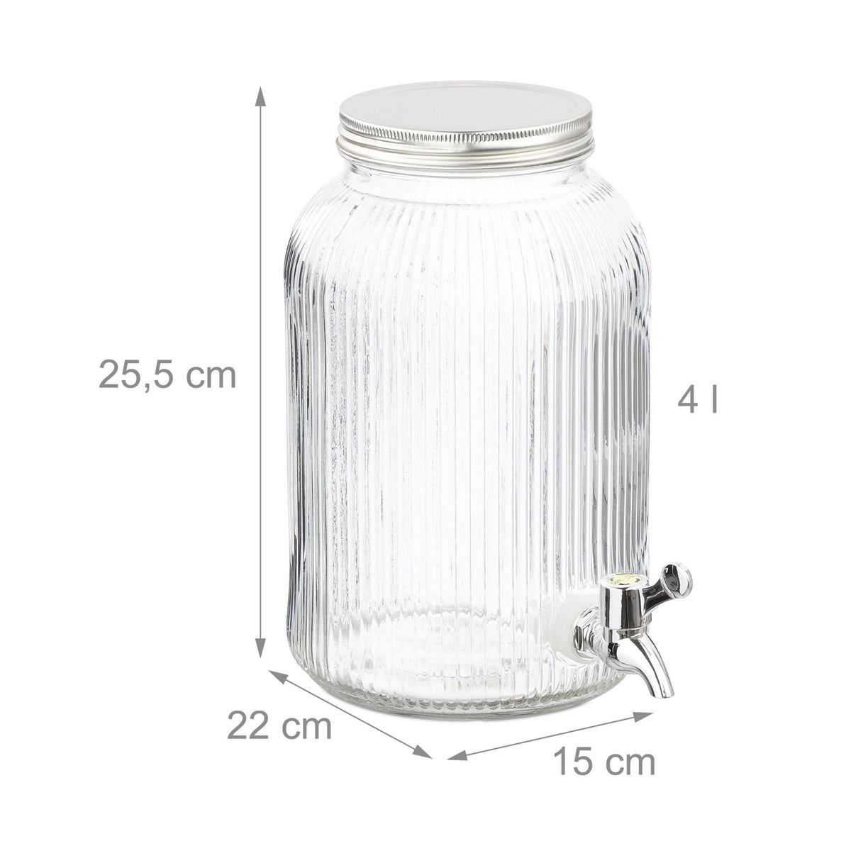 Beverage dispenser in retro design