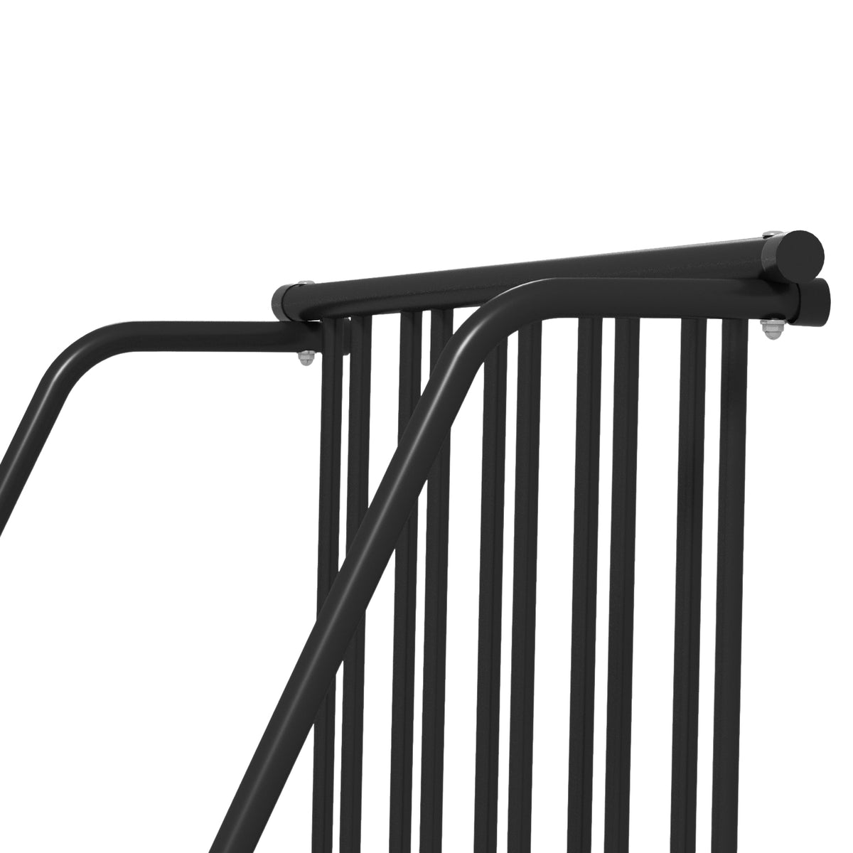 Bicycle Stand, Multiple Stand, Weatherproof, Up To 3 Bicycles, Steel, Black, 114X58X75Cm