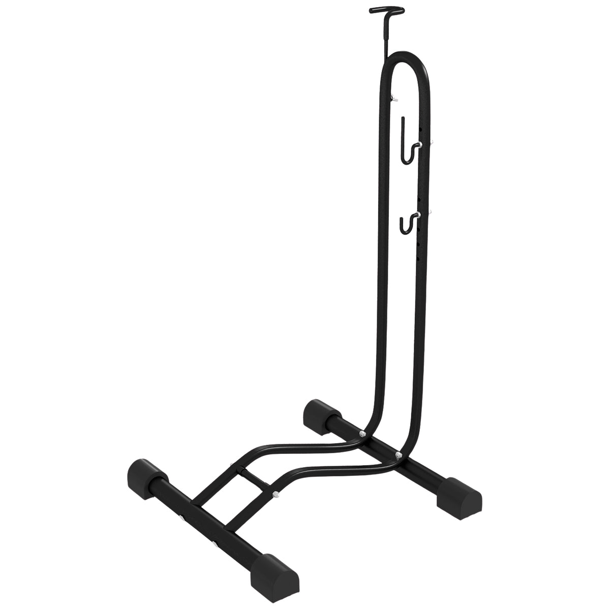 Bicycle Stand, Vertical Horizontal Bike Stand, Stand, Weatherproof, 45 x 44 x 118 cm, Metal