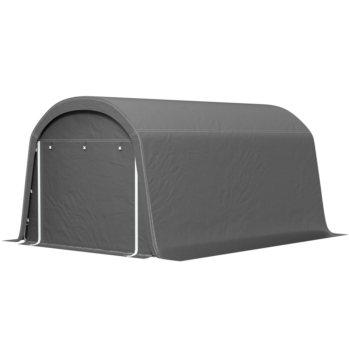 Bike Storage Tent, Waterproof Bike Shed with Door, Anti-Dust Bike Cover Shelter Shed for Home Outdoor Garden Backyard 300x450x230cm Dark Gray