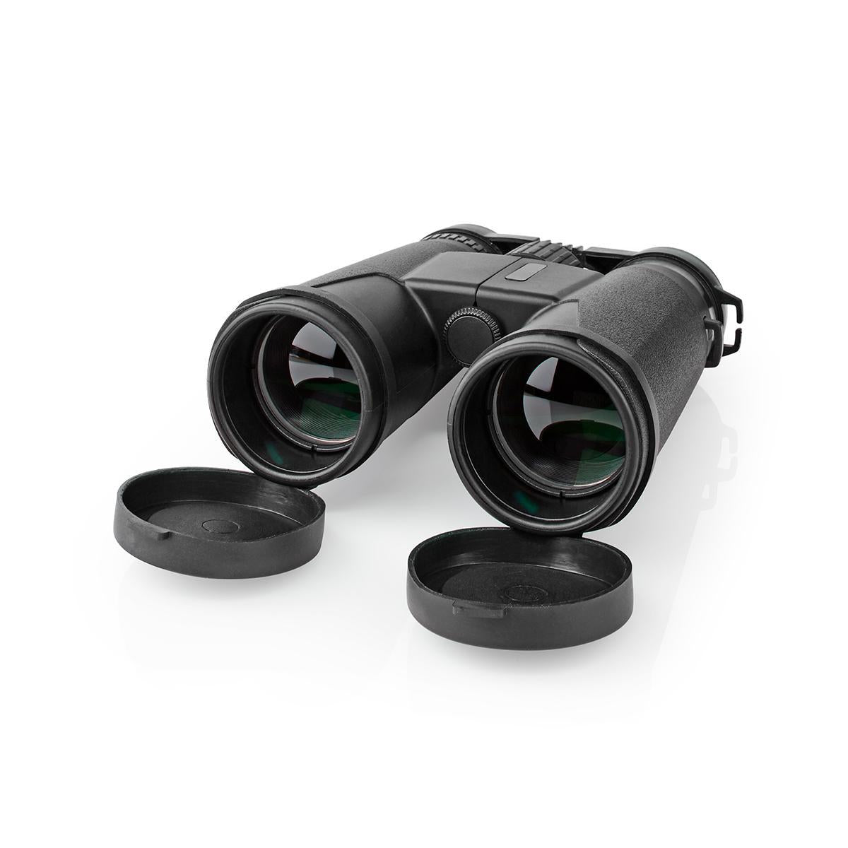 Binocular | Magnification: 10 x | Objective lens diameter: 42 mm | Field of view: 96 m | Suitcase included | Black