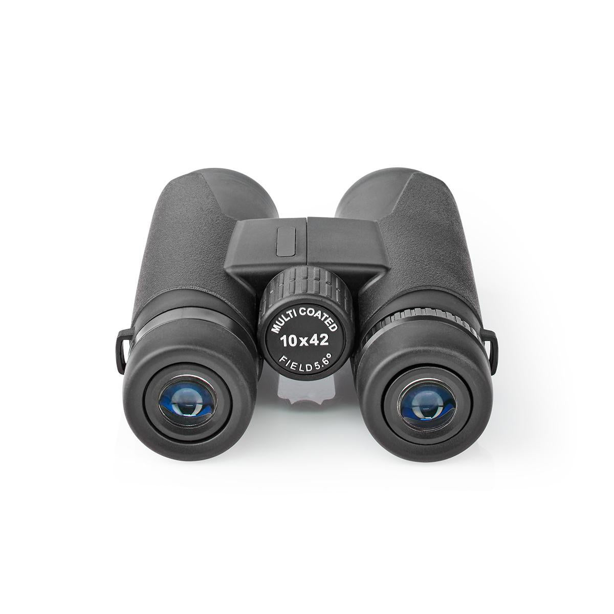 Binocular | Magnification: 10 x | Objective lens diameter: 42 mm | Field of view: 96 m | Suitcase included | Black