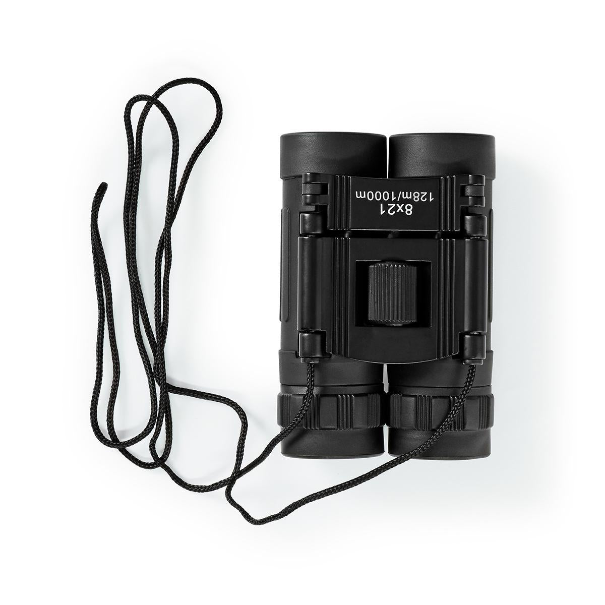 Binocular | Magnification: 8 x | Objective lens diameter: 21 mm | Field of view: 128 m | Suitcase included | Black